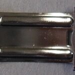 Gefederter Edelstahl Faltverschluss BE 8099 | 18 mm