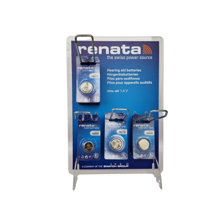DISP-K4 Batterie Display Renata Kunststoff für Secured Card und Multipacks | DISP-K4 - Image 1