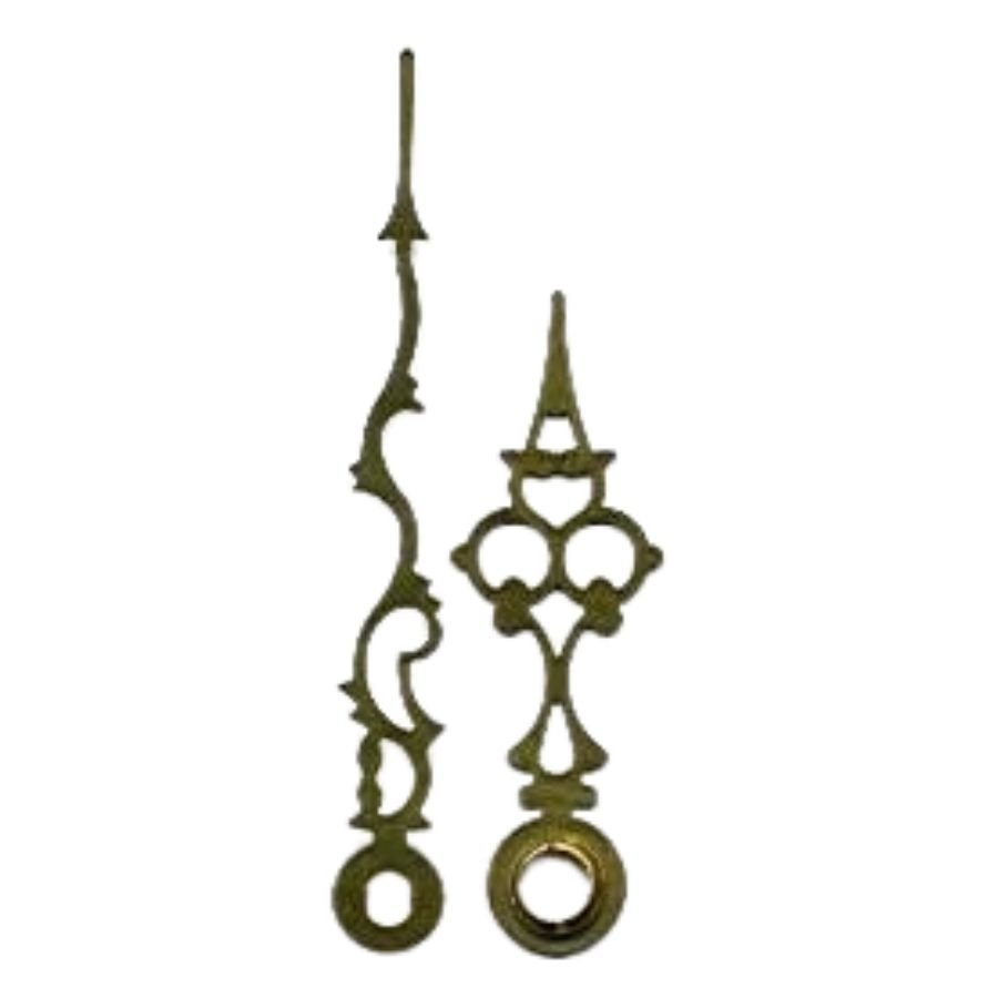 07-0195 (1) Zeiger Antik gold 07-0196 | Messing | farblos lackiert - Image 1