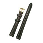 Lederband schwarz LG 401 / LS 401 | Extra lang | Genarbt | schwarze Naht
