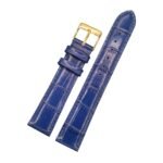 Lederband blau LG 480 / LS 480 | Kroko | blaue Naht - Image 2