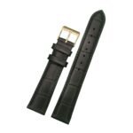 Lederband schwarz LG 530 / LS 530 | Kroko | schwarze Naht