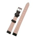 Lederband schwarz LG 401 / LS 401 | Extra lang | Genarbt | schwarze Naht – Bild 3