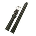 Lederband schwarz LG 401 / LS 401 | Extra lang | Genarbt | schwarze Naht – Bild 2