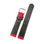 Lederband rot LG 516 / LS 516 | Ethno-Kuh | weisse Naht – Bild 2