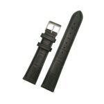 Lederband schwarz LG 530 / LS 530 | Kroko | schwarze Naht – Bild 2