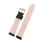 Lederband schwarz LG 540 / LS 540 | Eidechse | schwarze Naht – Bild 3