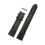 Lederband schwarz LG 540 / LS 540 | Eidechse | schwarze Naht – Bild 2