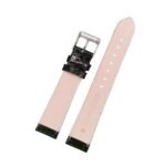 Lederband schwarz LG 545 / LS 545 | Kroko | schwarze Naht – Bild 3