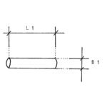Sortiment 180x Stahlstifte für Bandglieder 618 SS 10 | Edelstahl | Durchmesser 1.0 mm | Stahlstifte mit gebrochenen Kanten und polierten Enden