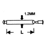 Sortiment 36x Stifte 636 PWT 1.0 | Edelstahl | Durchmesser 100 mm | Sicherheitsbügel an Verschluss mit zwei steckbaren Enden