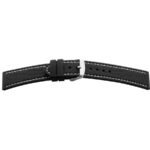 Kunststoffband BE 1820 | schwarz | genarbt | weisse Naht | 18/18 mm | BEAR - Image 2