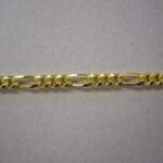 Taschenuhrkette Figaro U 4067/HG hartvergoldet | Stärke 1.7 cm | Länge 30 cm
