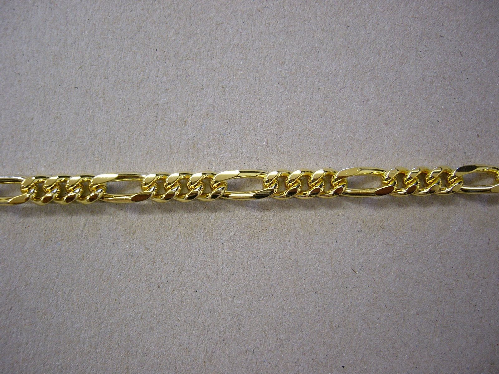 U 4067 HG Taschenuhrkette Figaro U 4067/HG hartvergoldet | Stärke 1.7 cm | Länge 30 cm - Image 1