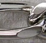 Taschenuhrkette Figaro U 4067/NI vernickelt | Stärke 1.7 cm | Länge 30 cm