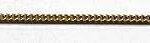 Hängeuhrkette Panzer U 977/3M vergoldet 3 Millième | Stärke 0.5 cm | Länge 70 cm