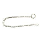 Taschenuhrkette Figaro U 4067/NI vernickelt | Stärke 1.7 cm | Länge 30 cm