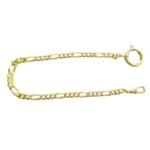 Taschenuhrkette Figaro U 4067/HG hartvergoldet | Stärke 1.7 cm | Länge 30 cm